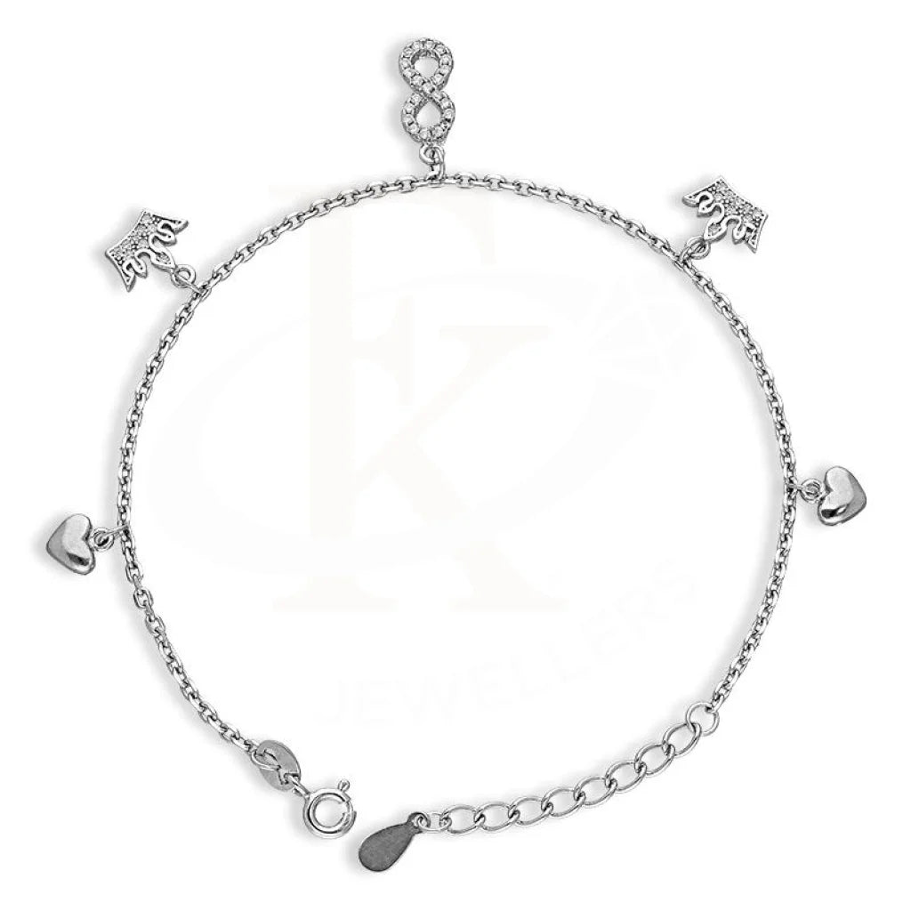 Italian Silver 925 Hanging Charms Bracelet - Fkjbrlsl2641 Bracelets