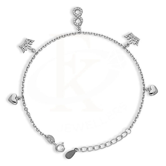 Italian Silver 925 Hanging Charms Bracelet - Fkjbrlsl2641 Bracelets