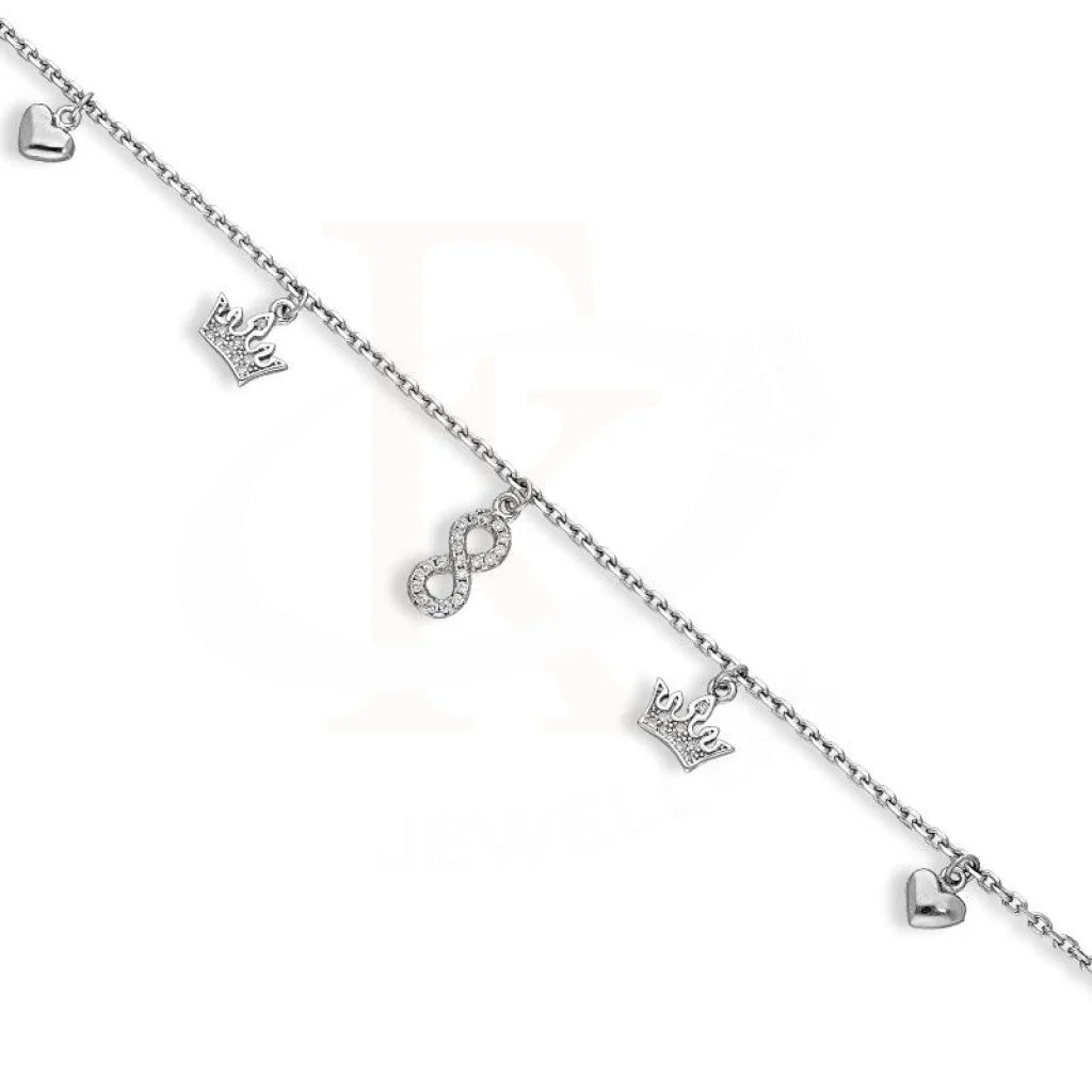 Italian Silver 925 Hanging Charms Bracelet - Fkjbrlsl2641 Bracelets