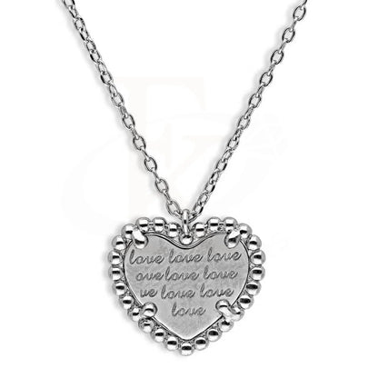 Sterling Silver 925 Heart Necklace - Fkjnklsl2951 Necklaces