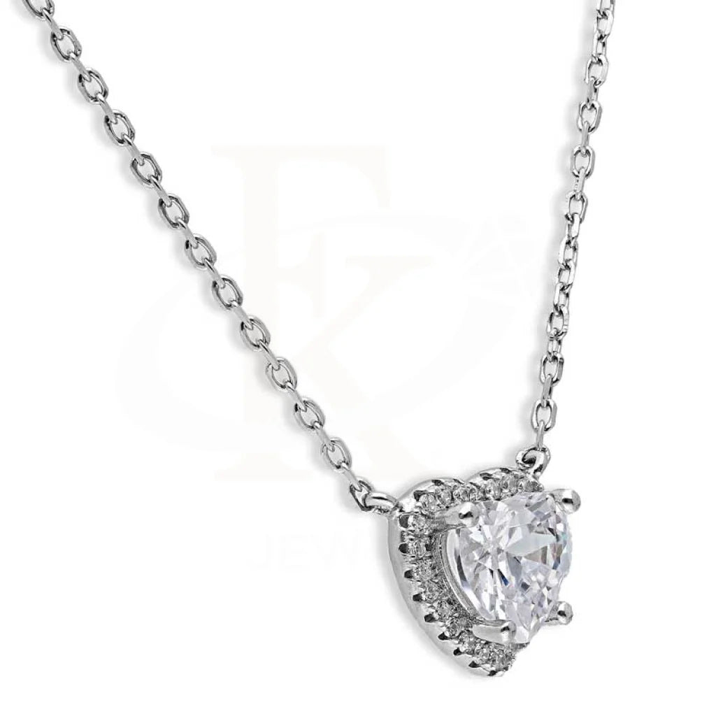 Sterling Silver 925 Heart Necklace - Fkjnklsl2952 Necklaces