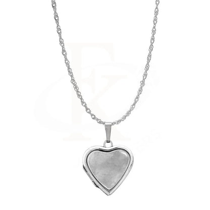 Italian Silver 925 Heart Shaped Picture Necklace - Fkjnkl1961 Necklaces