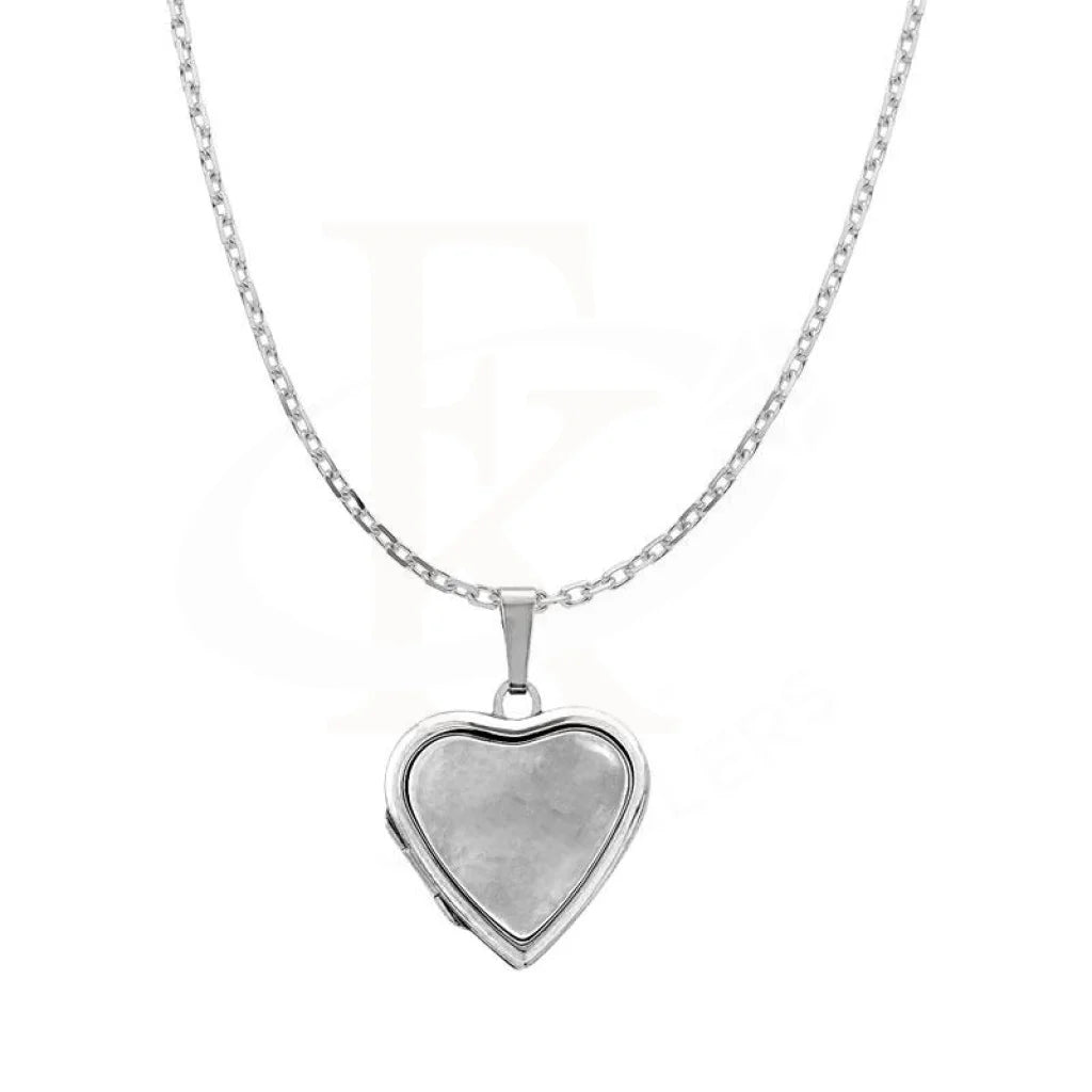 Italian Silver 925 Heart Shaped Picture Necklace - Fkjnkl1961 Necklaces