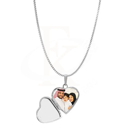 Italian Silver 925 Heart Shaped Picture Necklace - Fkjnkl1961 Type 1 Necklaces