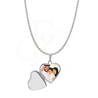 Italian Silver 925 Heart Shaped Picture Necklace - Fkjnkl1961 Type 3 Necklaces