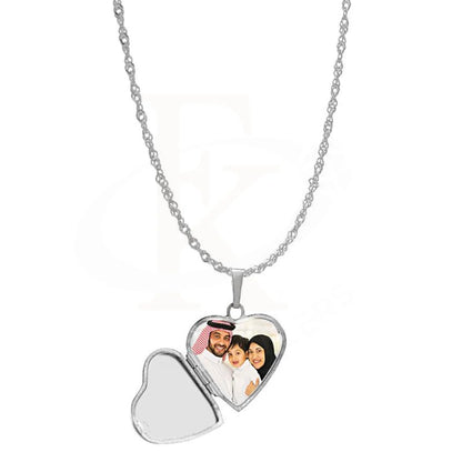 Italian Silver 925 Heart Shaped Picture Necklace - Fkjnkl1961 Type 4 Necklaces