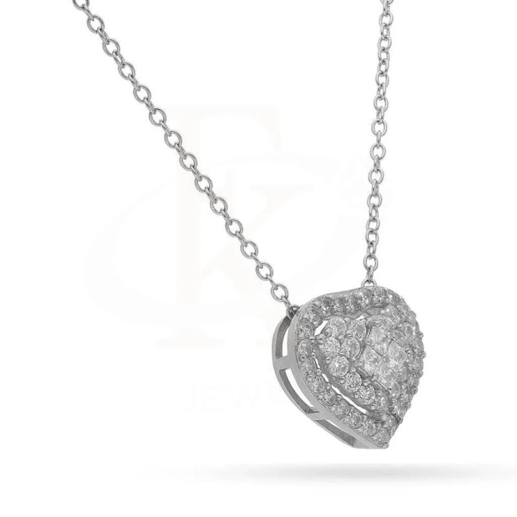 Italian Silver 925 Hearts Necklace - Fkjnklsl2205 Necklaces