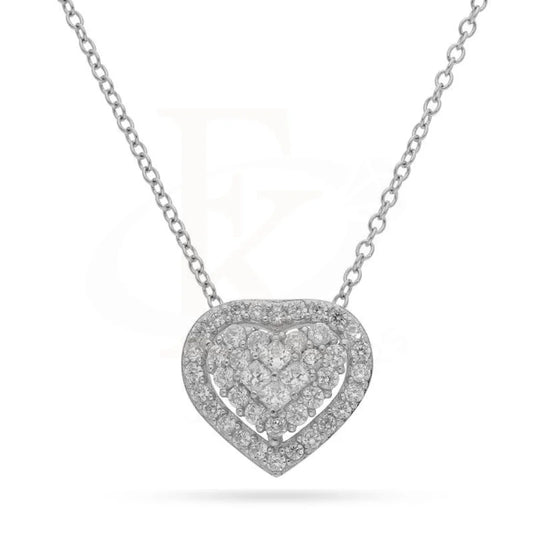 Italian Silver 925 Hearts Necklace - Fkjnklsl2205 Necklaces