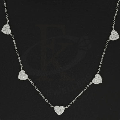 Italian Silver 925 Hearts Necklace - Fkjnklsl2579 Necklaces