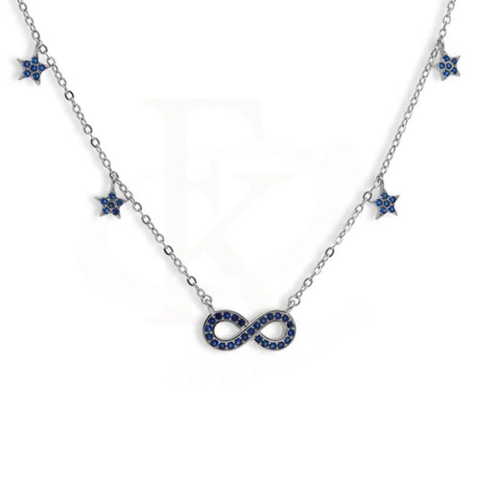 Sterling Silver 925 Infinity And Stars Shaped Necklace - Fkjnklsl2969 Necklaces