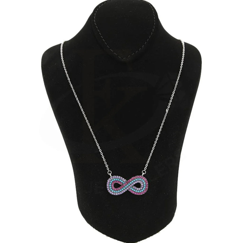 Italian Silver 925 Infinity Necklace - Fkjnklsl2622 Necklaces