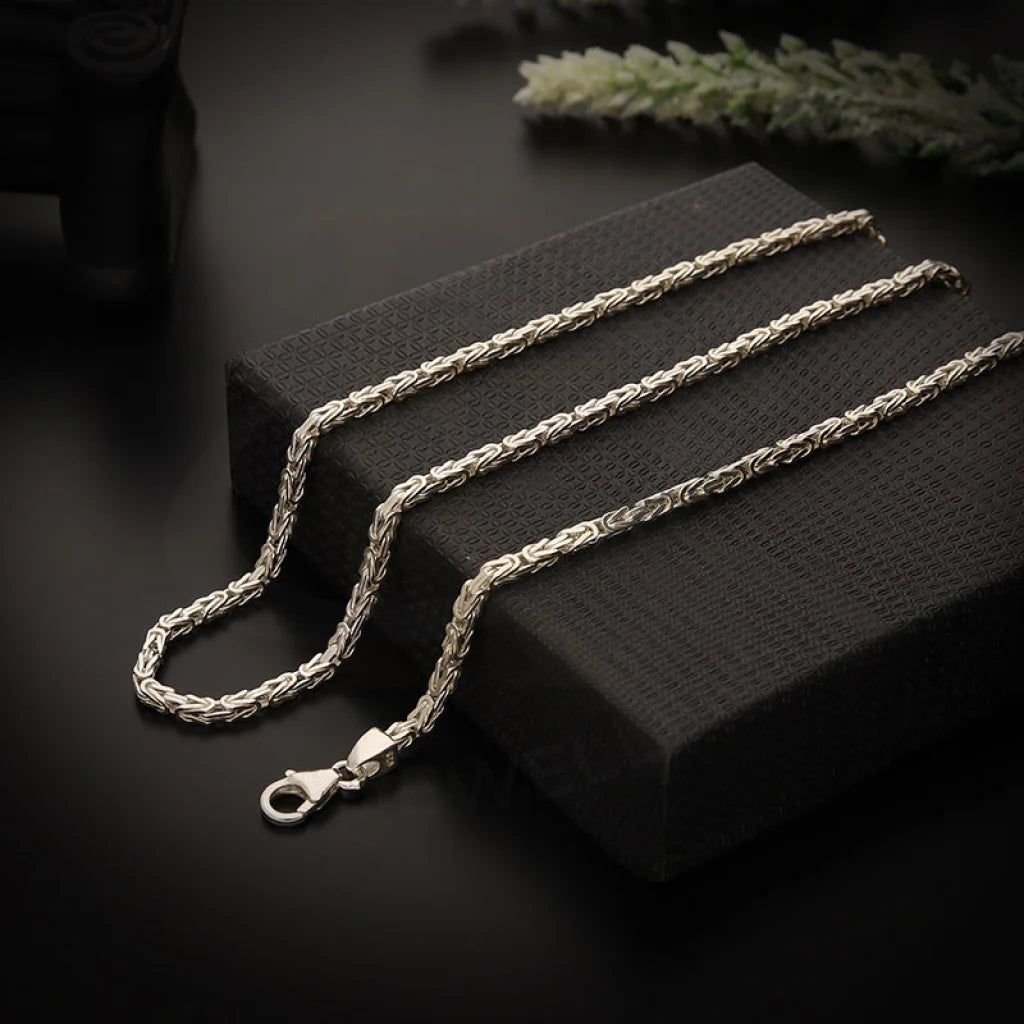 Sterling Silver 925 Byzantine Chain - Fkjcnsl5594 Chains