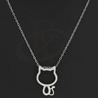 Italian Silver 925 Kitty Necklace - Fkjnklsl2676 Necklaces