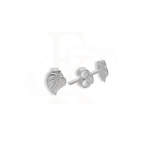 Italian Silver 925 Leaf Shaped Earrings - Fkjernsl2266