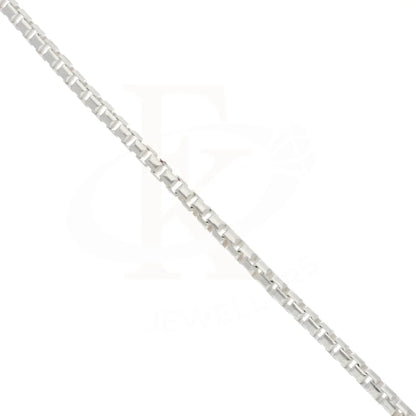 Sterling Silver 925 Long-Link Box Chain Curb Bracelet - Fkjbrlsl8653 Bracelets