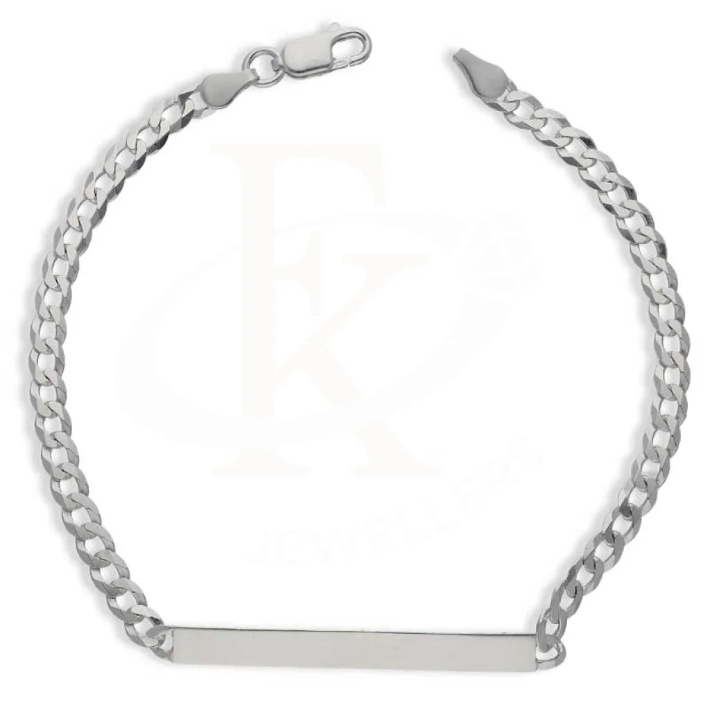 Sterling Silver 925 Mens Curb Bracelet - Fkjbrlsl2874 Bracelets