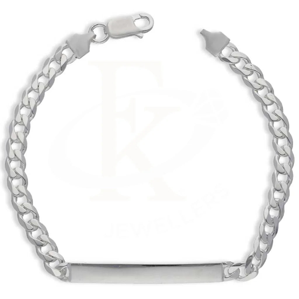 Sterling Silver 925 Mens Curb Bracelet - Fkjbrlsl2875 Bracelets