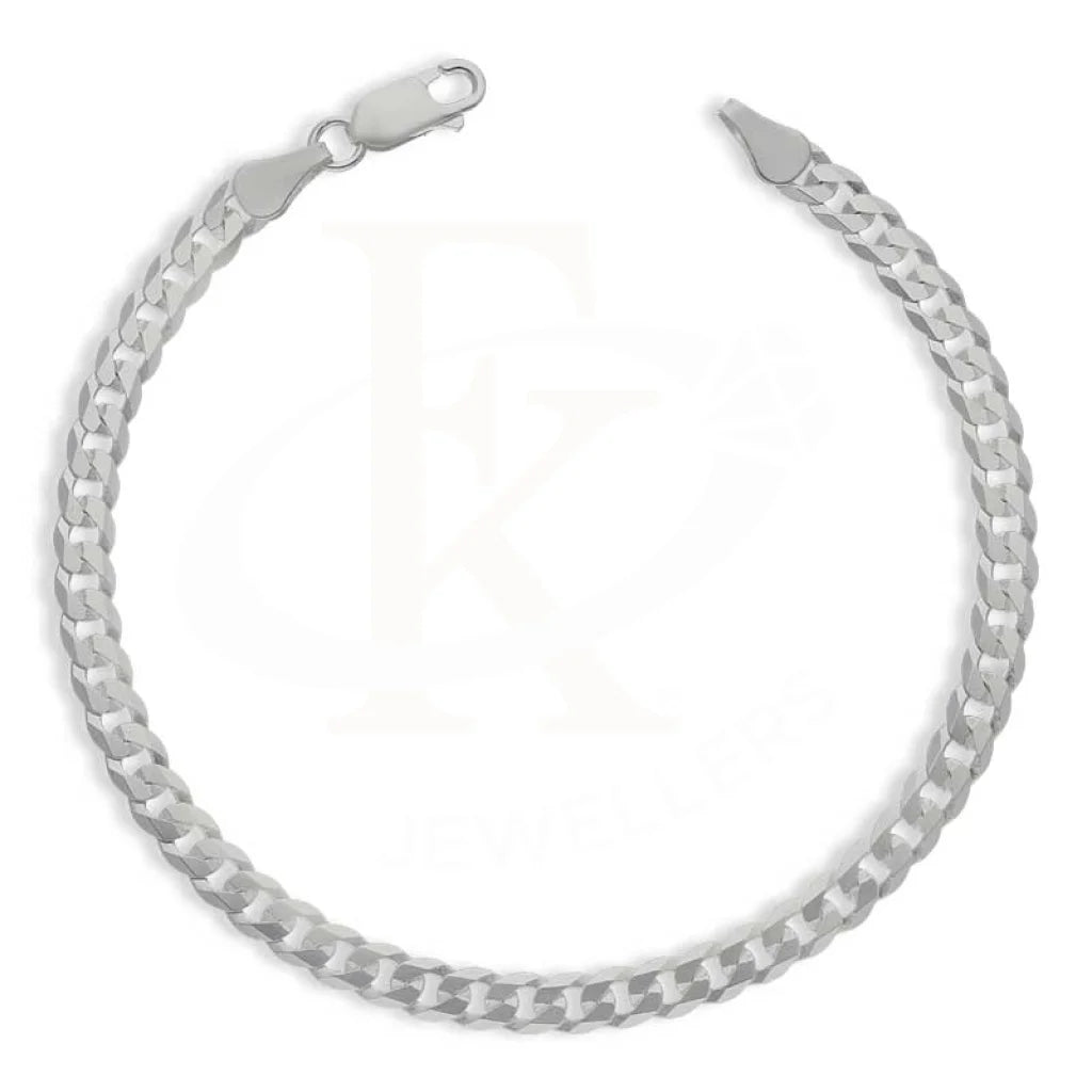 Sterling Silver 925 Mens Curb Bracelet - Fkjbrlsl2886 Bracelets