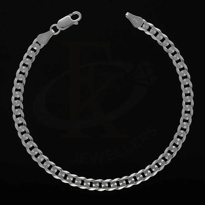Sterling Silver 925 Mens Curb Bracelet - Fkjbrlsl2886 Bracelets