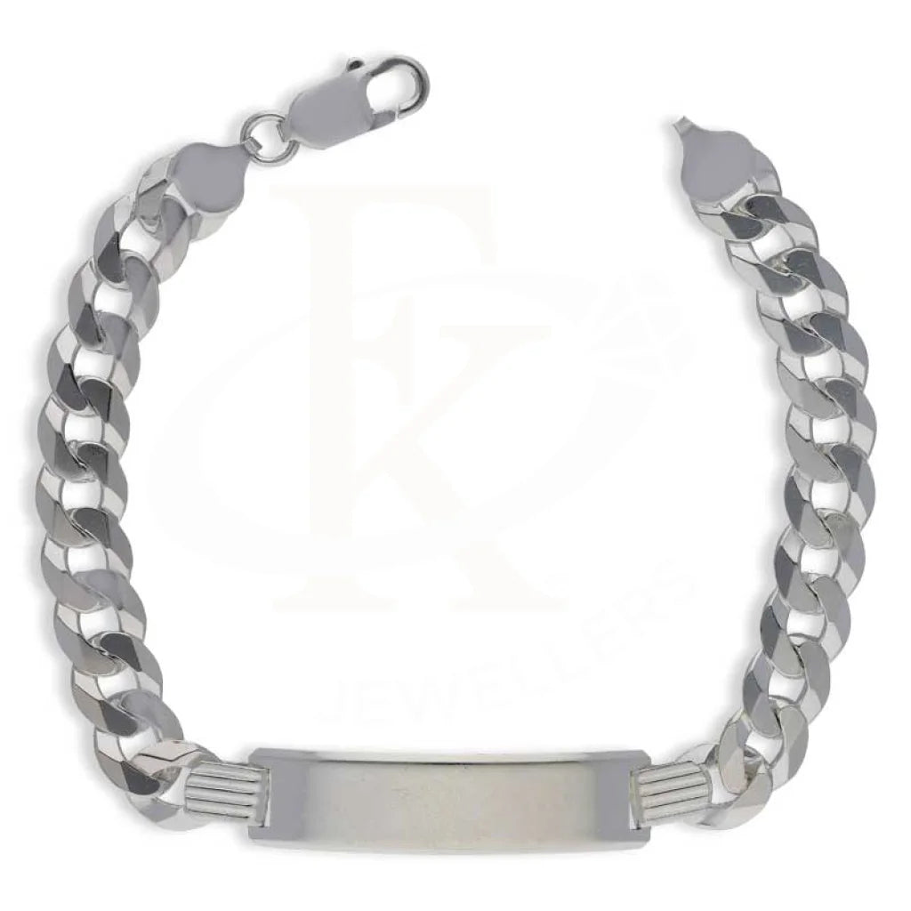 Sterling Silver 925 Mens Curb Bracelet - Fkjbrlsl2887 Bracelets