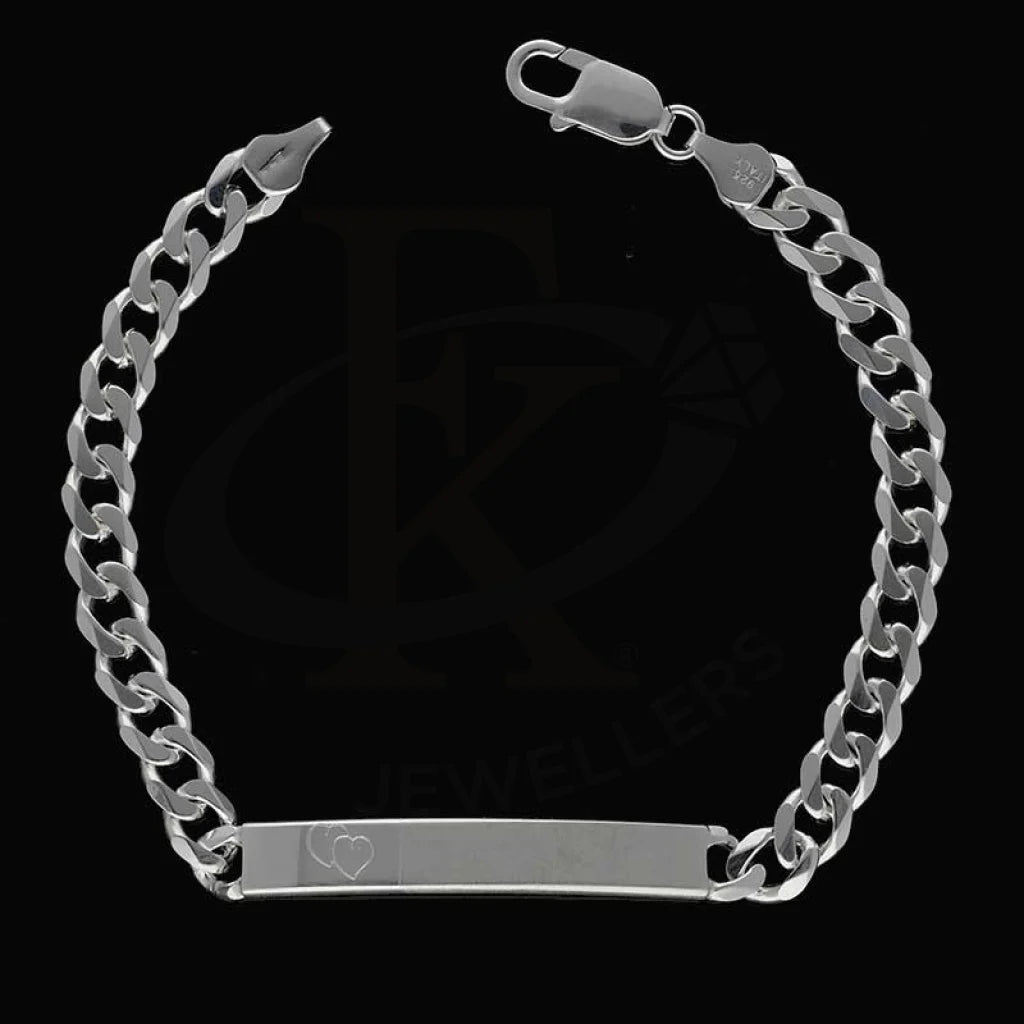 Sterling Silver 925 Mens Curb Bracelet - Fkjbrlsl2890 Bracelets