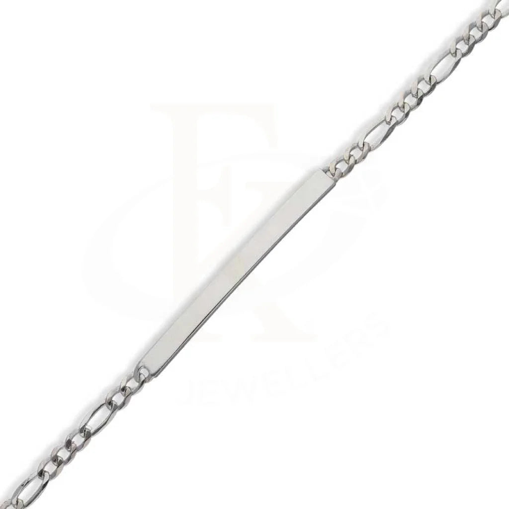 Sterling Silver 925 Mens Figaro Bracelet - Fkjbrlsl2867 Bracelets