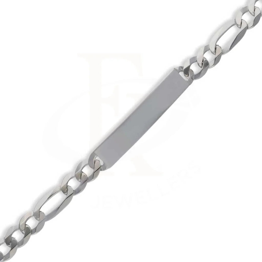 Sterling Silver 925 Mens Figaro Bracelet - Fkjbrlsl2878 Bracelets