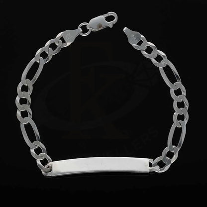 Sterling Silver 925 Mens Figaro Bracelet - Fkjbrlsl2880 Bracelets