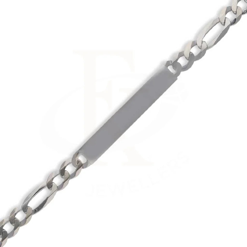 Sterling Silver 925 Mens Figaro Bracelet - Fkjbrlsl2880 Bracelets