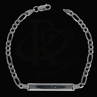 Sterling Silver 925 Mens Figaro Bracelet - Fkjbrlsl2889 Bracelets