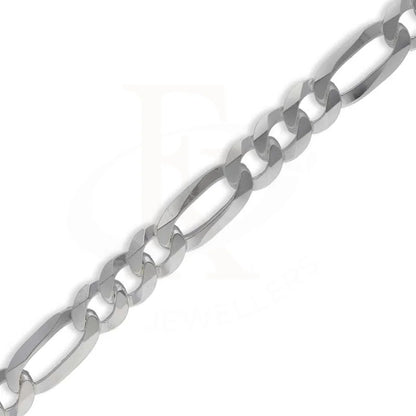 Sterling Silver 925 Mens Figaro Bracelet - Fkjbrlsl2895 Bracelets