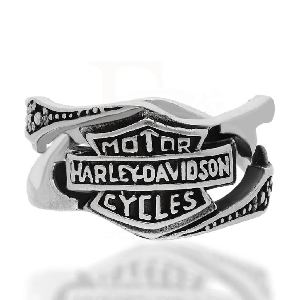 Italian Silver 925 Mens Harley Davidson Biker Ring - Fkjrnsl2502 Rings