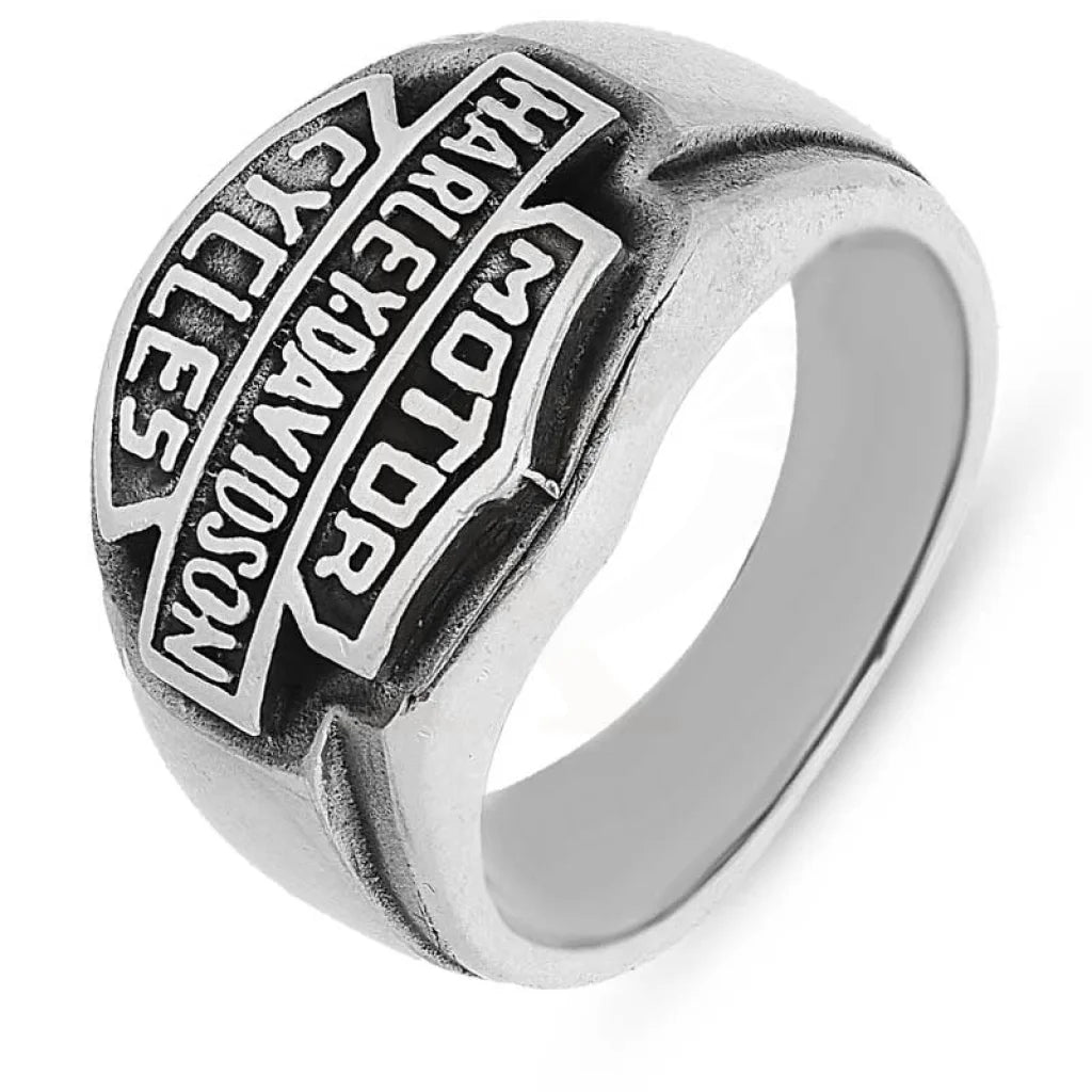 Italian Silver 925 Mens Harley Davidson Biker Ring - Fkjrnsl2504 Rings