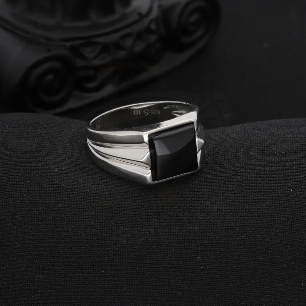 Sterling Silver 925 Mens Solitaire Ring - Fkjrnsl8248 Rings