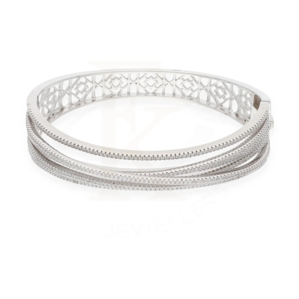 Sterling Silver 925 Multi Strand Bangle - Fkjbngsl7925 Bangles