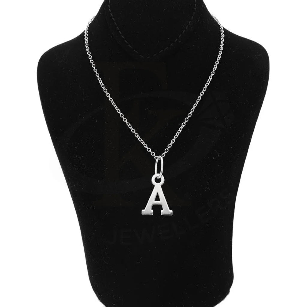 Italian Silver 925 Necklace (Chain With Alphabet Pendant) - Fkjnklsl2002 Necklaces