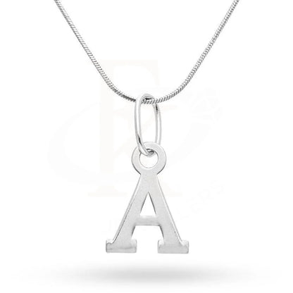 Italian Silver 925 Necklace (Chain With Alphabet Pendant) - Fkjnklsl2093 Necklaces