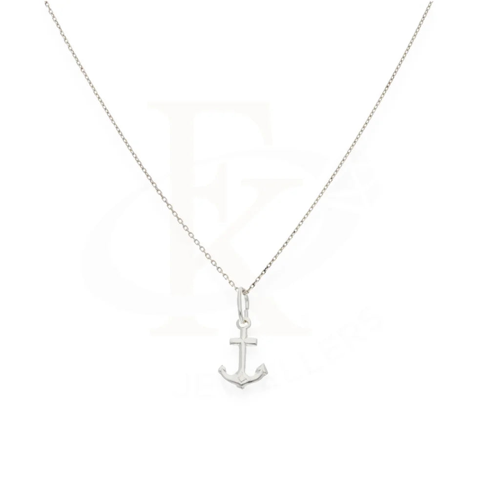 Sterling Silver 925 Necklace (Chain With Anchor Shaped Pendant) - Fkjnklsl7981 Necklaces