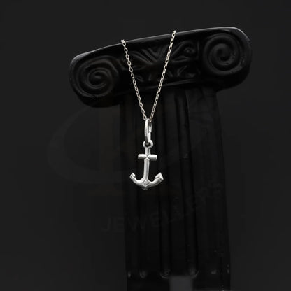 Sterling Silver 925 Necklace (Chain With Anchor Shaped Pendant) - Fkjnklsl7981 Necklaces