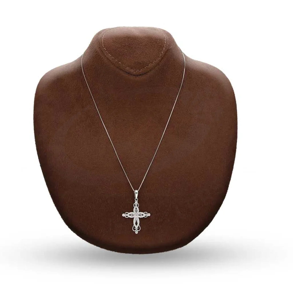 Sterling Silver 925 Necklace (Chain With Cross Pendant) - Fkjnklsl3003 Necklaces