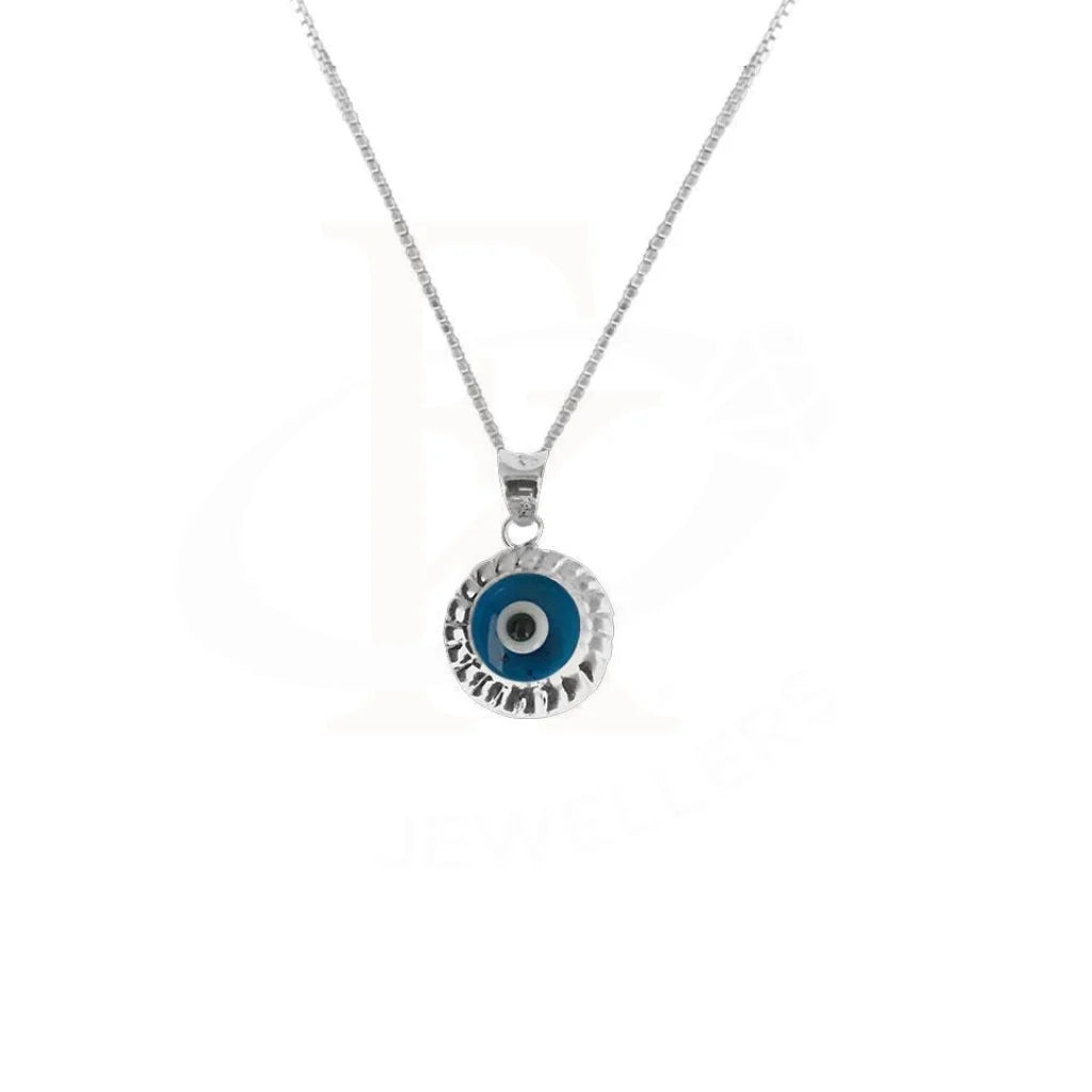 Italian Silver 925 Necklace (Chain With Evil Eye Pendant) - Fkjnkl1695 Necklaces