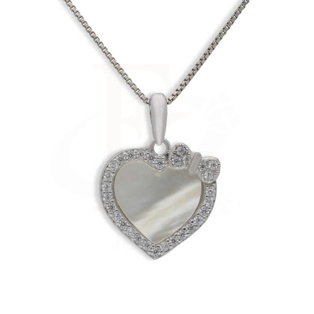 Sterling Silver 925 Necklace (Chain With Heart With Knot Pendant) - Fkjnklsl2980 Necklaces