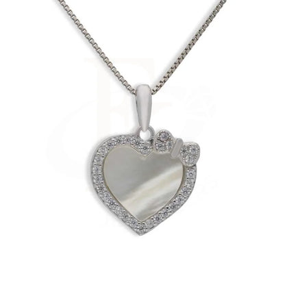 Sterling Silver 925 Necklace (Chain With Heart With Knot Pendant) - Fkjnklsl2980 Necklaces