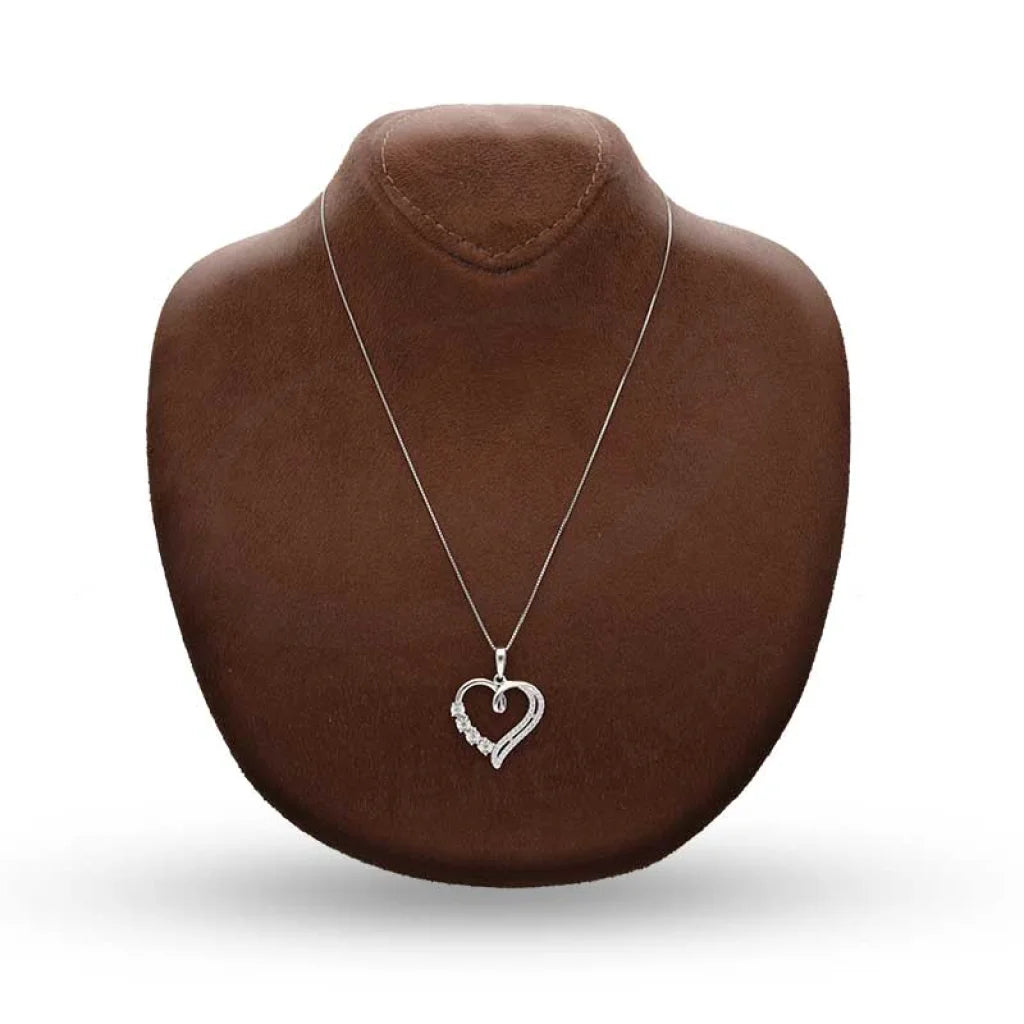 Sterling Silver 925 Necklace (Chain With Heart Pendant) - Fkjnklsl2997 Necklaces