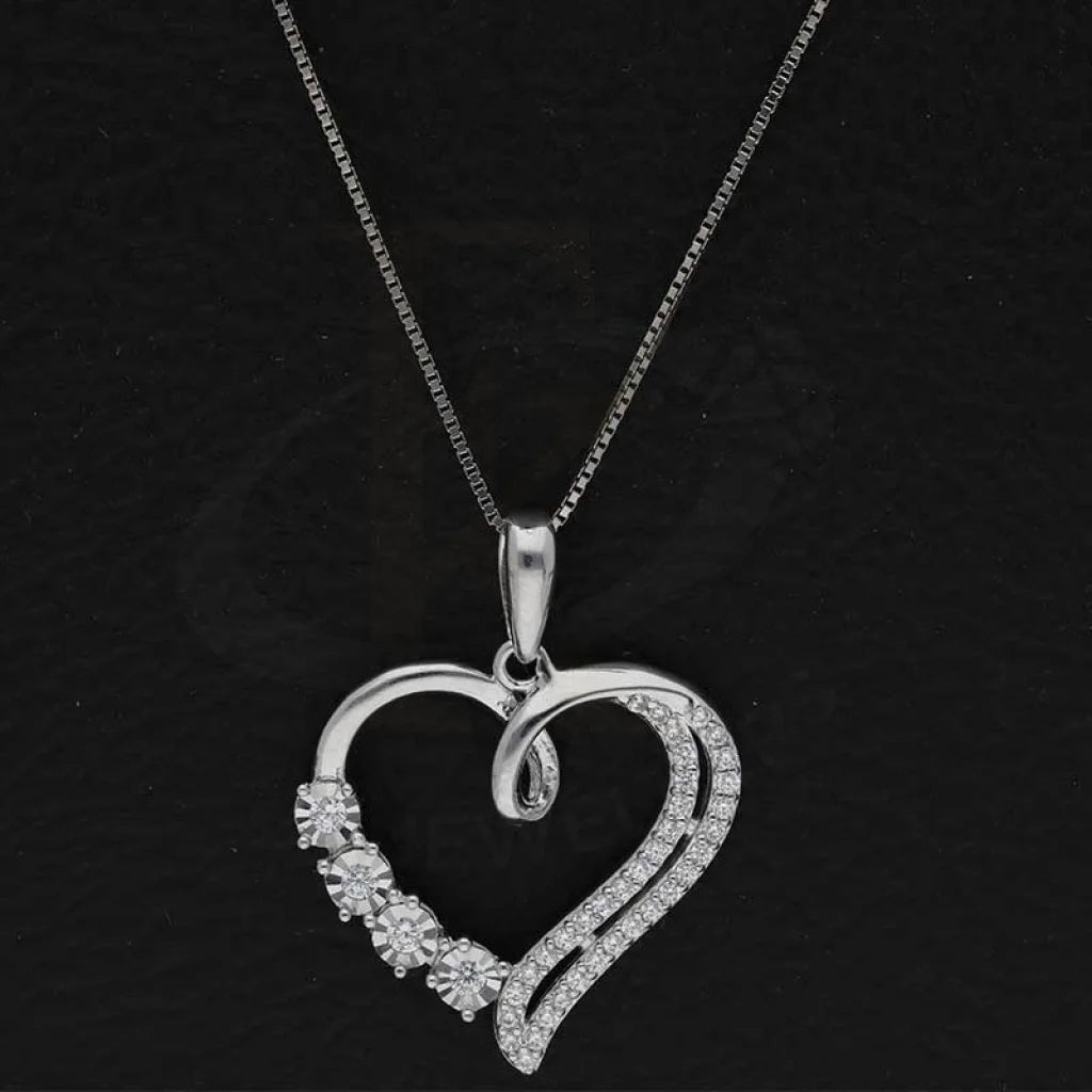 Sterling Silver 925 Necklace (Chain With Heart Pendant) - Fkjnklsl2997 Necklaces