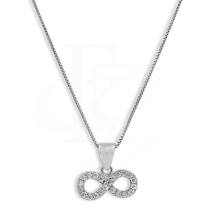 Italian Silver 925 Necklace (Chain With Infinity Pendant) - Fkjnklsl2633 Necklaces