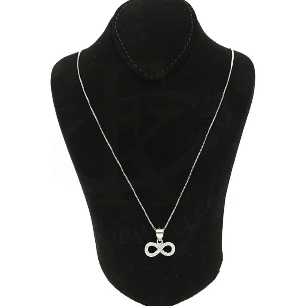 Italian Silver 925 Necklace (Chain With Infinity Pendant) - Fkjnklsl2633 Necklaces