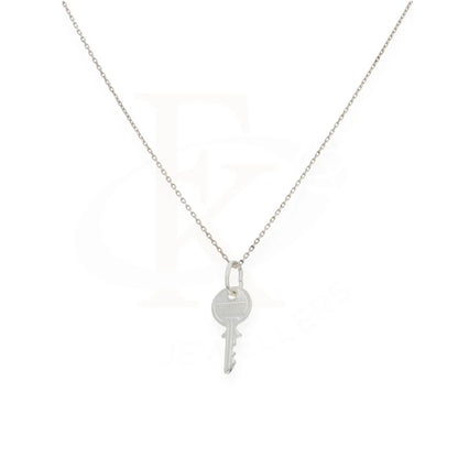 Sterling Silver 925 Necklace (Chain With Key Shaped Pendant) - Fkjnklsl7980 Necklaces