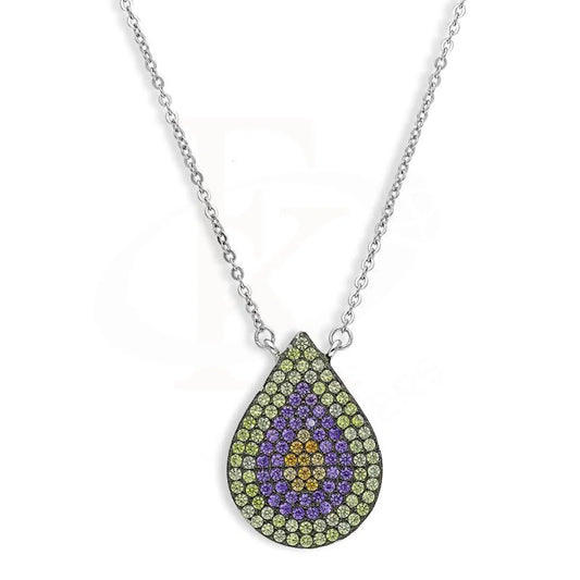 Italian Silver 925 Pear Necklace - Fkjnklsl2621 Necklaces