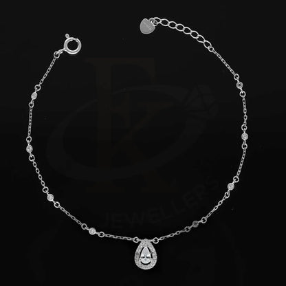 Sterling Silver 925 Pear Shaped Bracelet - Fkjbrlsl2779 Bracelets